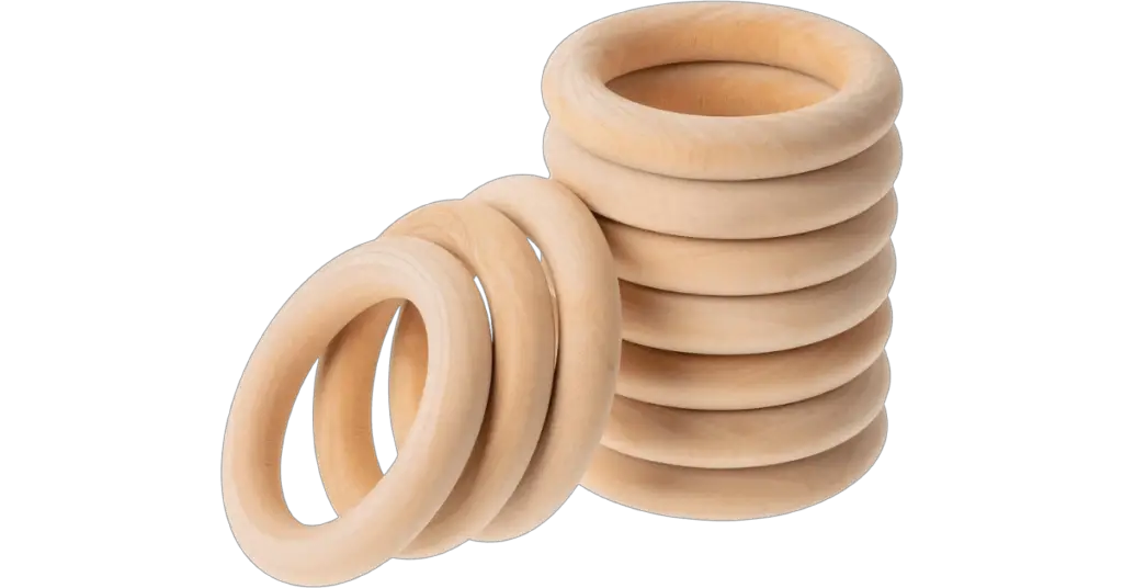 Wooden Teether Rings